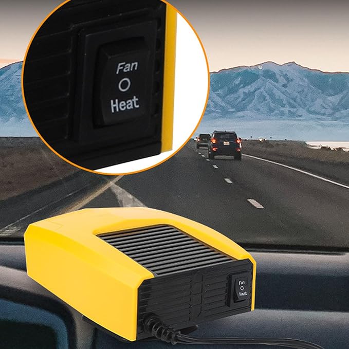 Calefactor Eléctrico Portátil 200W con 2 Niveles y Puertos USB miniatura 5