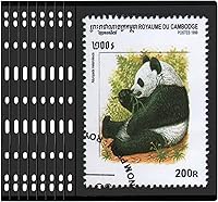 Vista 1 de Páginas de sellos de 1 fila para álbum de sellos, 30 hojas para coleccionar sellos, libro de carpetas