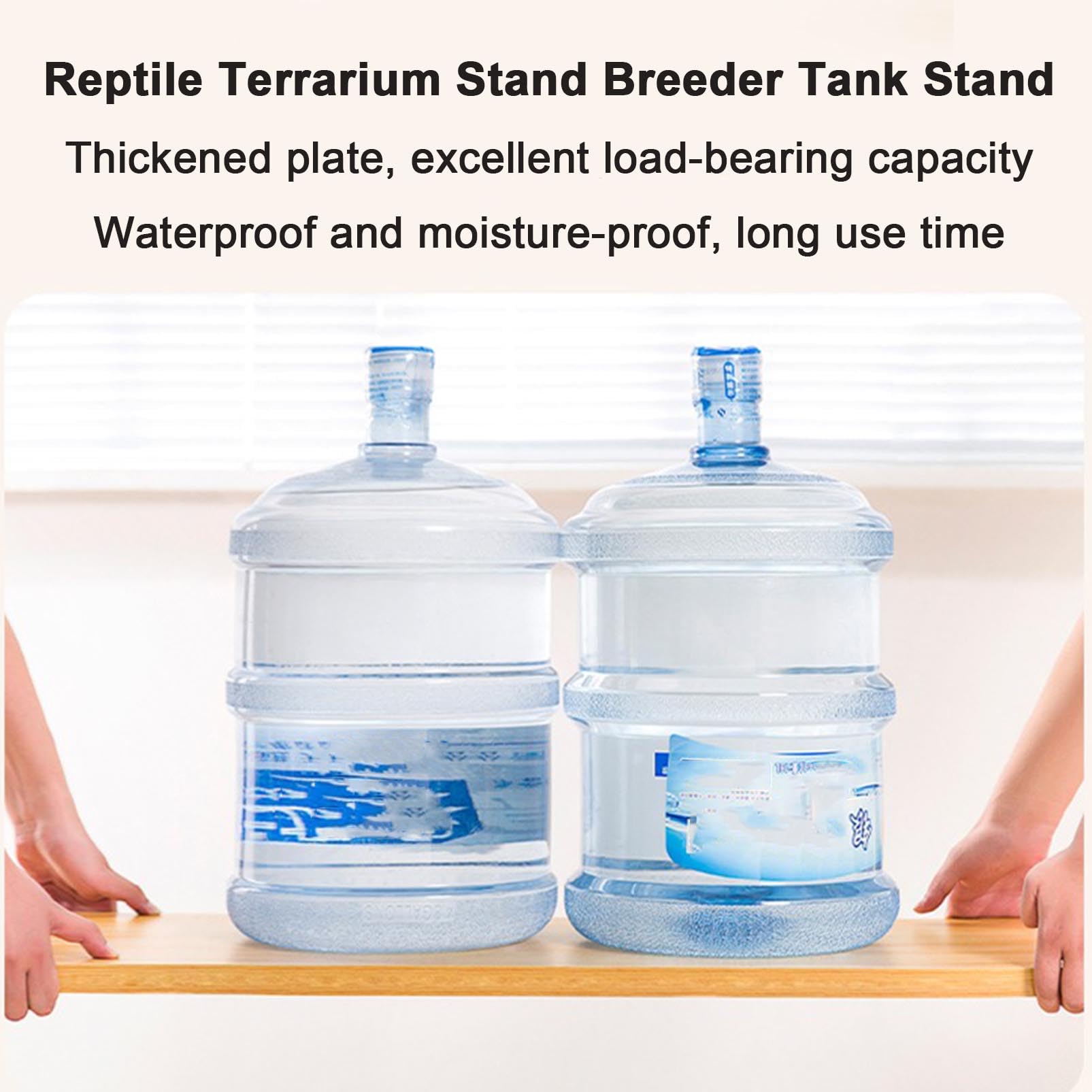 Robusto Supporto in Metallo per Acquario, Impermeabile, Adatto a Diverse Dimensioni e Modelli di acquari per rettili, con Struttura a più Livelli, Ideale per acquari Domestici e da Ufficio.
