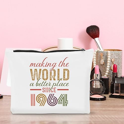 Miniatura 4 de FBCCZEY Divertidos regalos de cumpleaños para mujeres, bolsa de maquillaje, feliz aniversario, decoración de cumpleaños, bolsa de cosméticos, bolsa