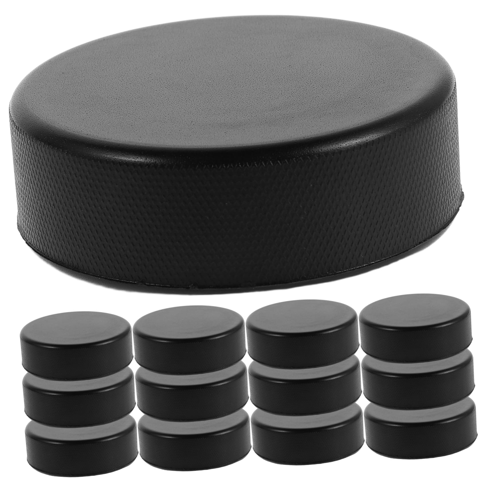HEMOTON Rondelles de Hockey en PU Noir 20 Pièces pour Entraînement