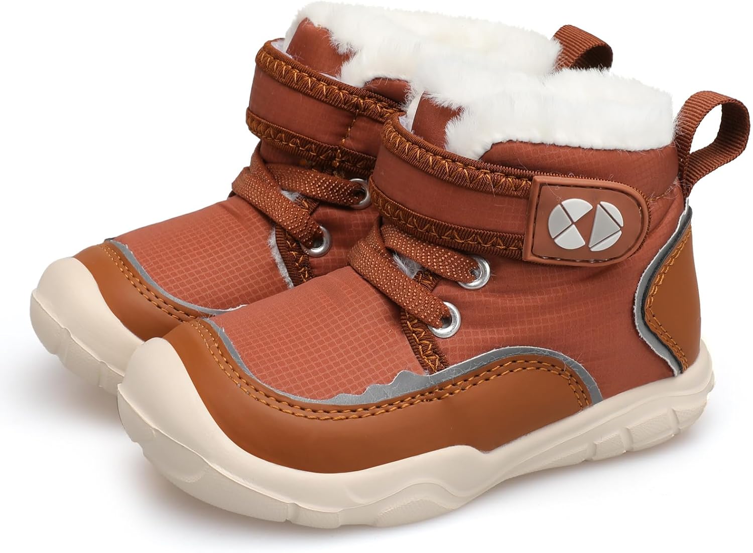 Centipede Demon Toddler Boots Boys Girls Winter Boots Waterproof Fleece Kids Snow Boots Faux Fur Booties Warm Walking Shoes for Indoor Outdoor