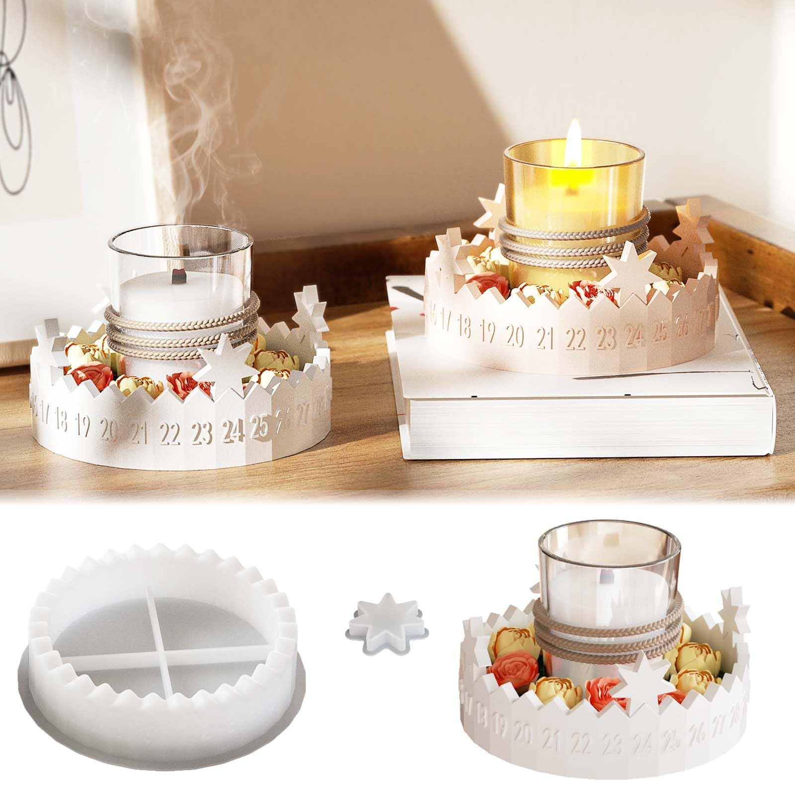 Set 9 Stampi In Silicone Per Regali Di Denaro | Forme Natale, Halloween, Pasqua | Per Resina, Gesso, Candele