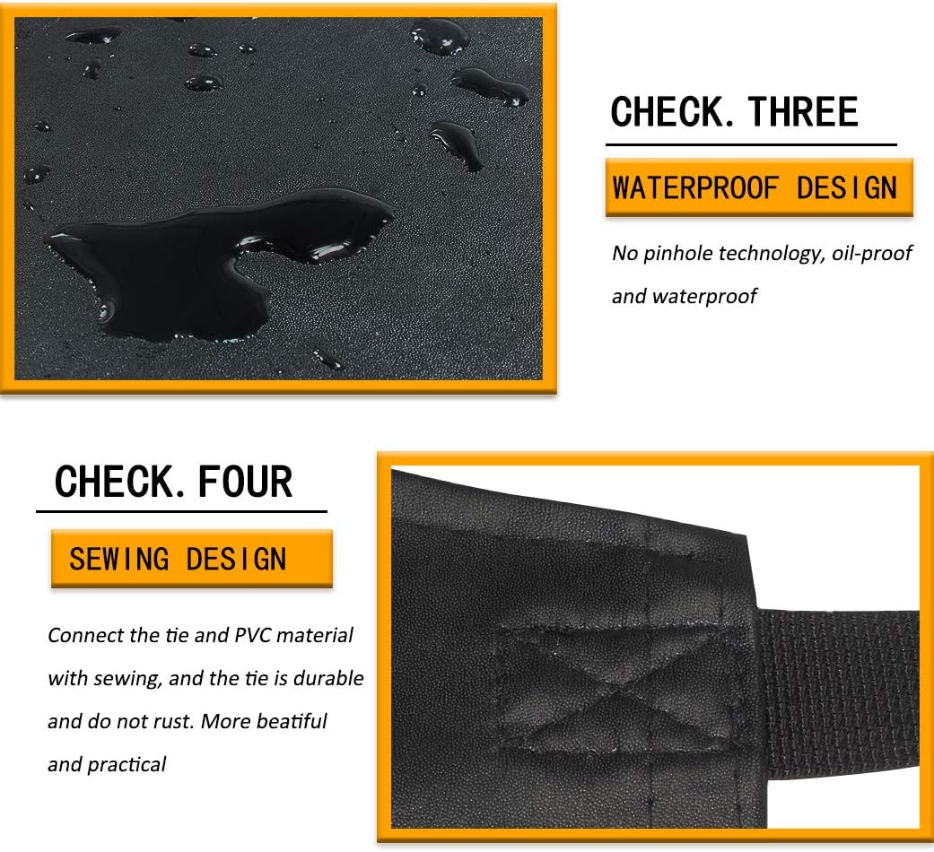 Heavy Duty Vinyl Waterproof Apron Ultra Lightweight Industrial Apron - - 