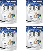 Kit 4 Unid Evita Mofo Desumidificador Anti Mofo Closet Pendurável 250g Kids
