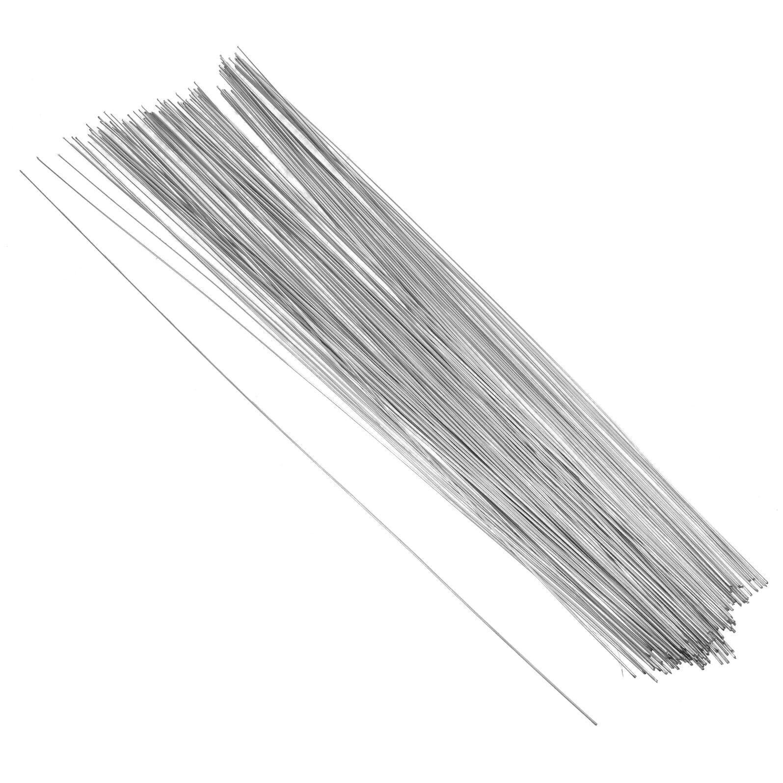 HOMSFOU 100pcs Sculpting Armature Wire for Clay Figures, Flexible Metal Craft Wire Bulk for Doll Posing and Model Making, 9.6 Inch Support Rods for Articulated Puppet DIY in Crafting