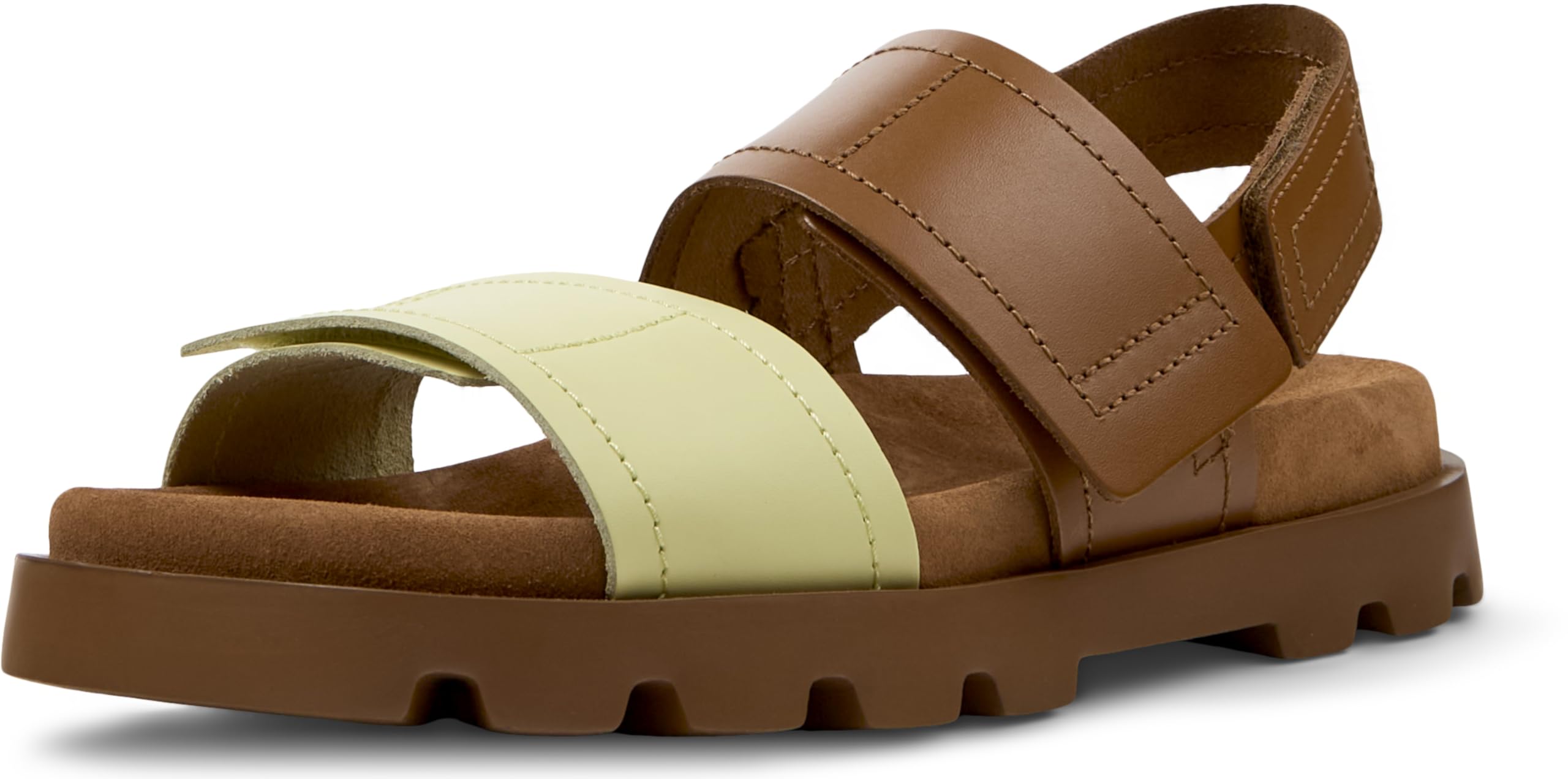 Camper Women's Brutus K201323 2-Strap Sandals, Multicolour 017, 4 UK