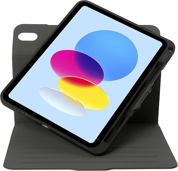 Targus VersaVu THZ93511GL iPad için Kılıf (10. Nesil) 10,9 inç - Gümüş Apple Pencil veya Stylus Kalem için Entegre Tutucu
