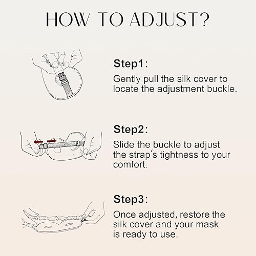 Miniatura 3 de Antifaz para dormir ZIMASILK de seda de morera 100 % pura ajustable de 22 Momme, máscara de ojos con contorno 3D para dormir, antifaz súper suave y