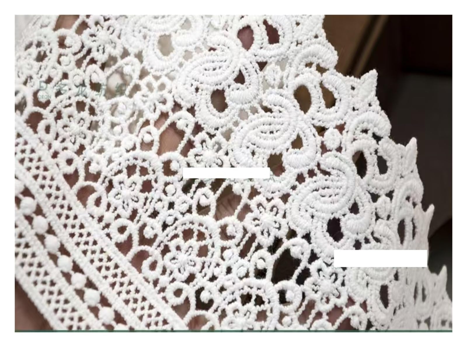 Spitzenbesatzband, Stoff, Nähen, Basteln, Vintage-Spitzenband, Baumwolle, Spitzenstoff, Spitzenband, for Basteln, Hochzeit, Dekoration, Scrapbooking, Geschenkbox