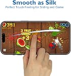 Mothca 2 Pack Matte Screen Protector for iPhone 15 [6.1 inch] + 2 Pack Camera Lens Protector, Anti-Glare & Anti-Fingerprint, matte Tempered Glass Film
