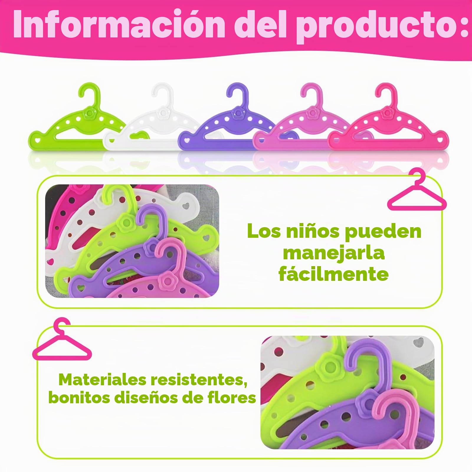 20 Piezas Perchas Infantiles,Perchas Bebe Perchas Ropa Bebe Perchas Niños Plastico Perchas Bebe Recien Nacido Perchero Infantil Antideslizantes,Ahorran Espacio,Antideslizantes,Apilable 12.8cm