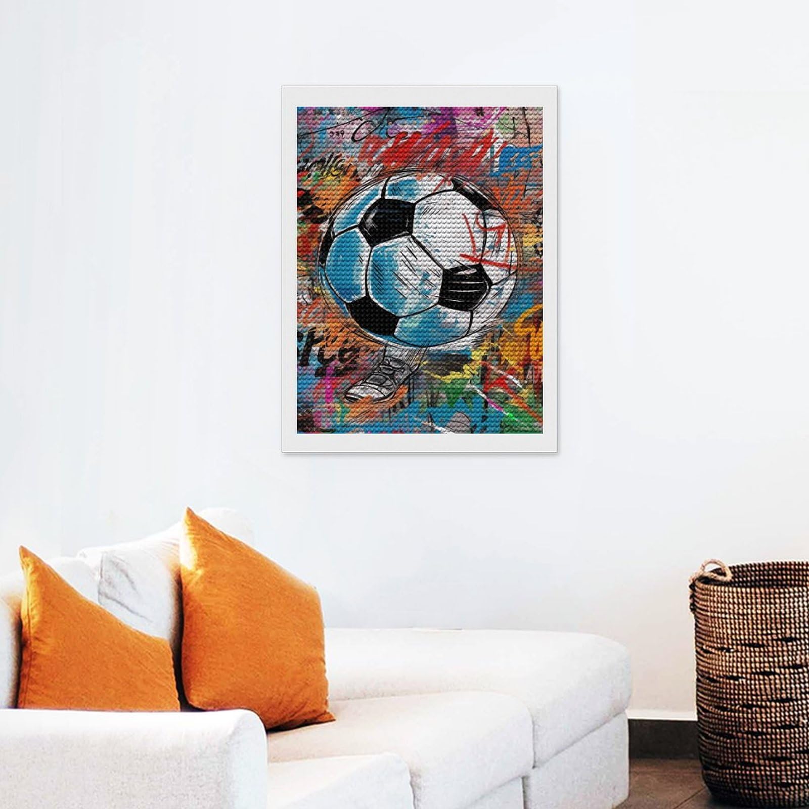 Graffiti Soccer Ball Drawing