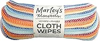 Vista 15 de Marley's Monsters Toallitas de tela reutilizables, paquete de 24 unidades, lavables, de algodón, sin papel (Ártico)