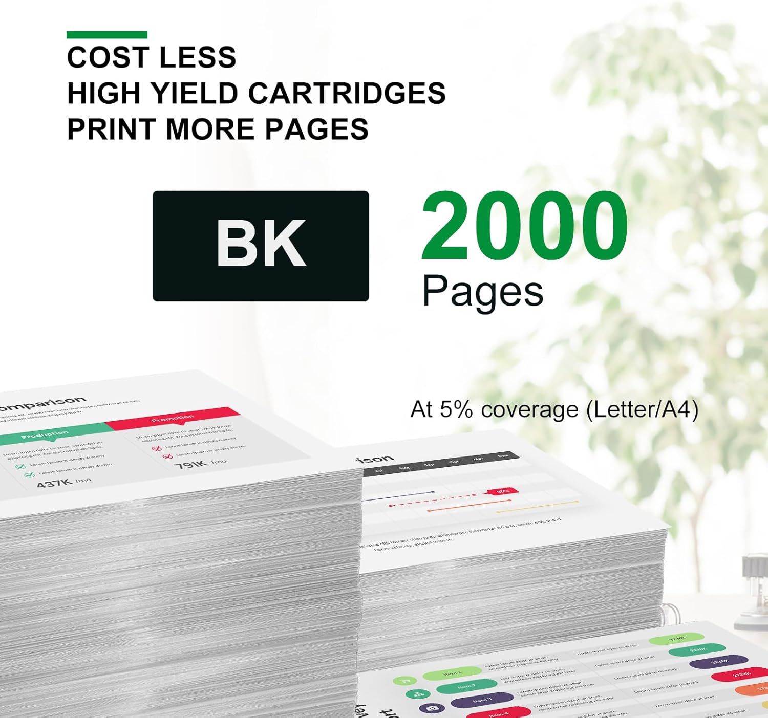 W2100A 210A Black Toner Cartridge Compatible for HP 210A W2100A 210X W2100X Used with HP Printer Color LaserJet Pro 4201dw 4201dn MFP 4301fdw 4301fdn
