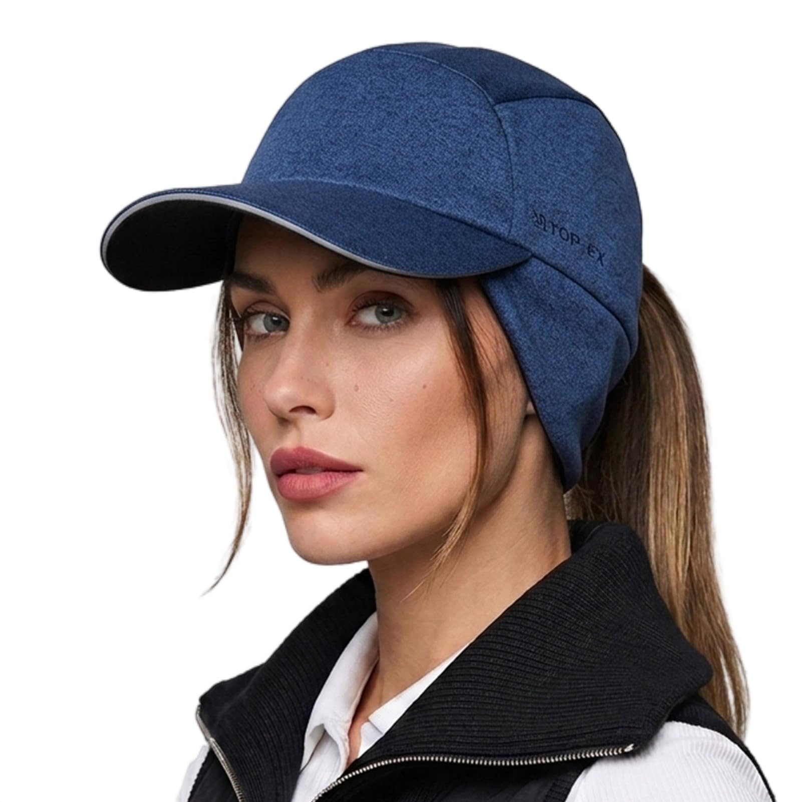 TOP-EX Fleece Ponytail Running Hat
