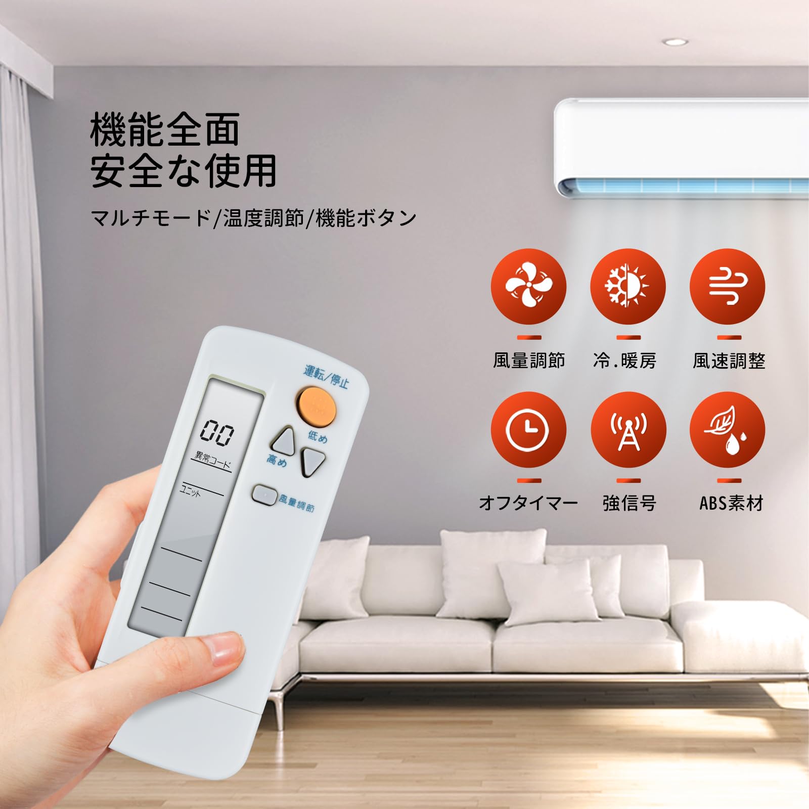 Amazon.co.jp: エアコンリモコン BRC4C105 ダイキン用のリモコン