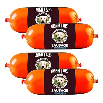 Meat Up Real Chicken Sausage (Pack of 2), 150gm per Sausage (Buy 1 Get 1 Free)
