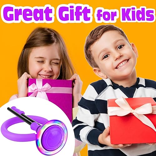 Miniatura 7 de Ankle Skip Ball for Kids, Girls Toys Age 5 6 7 8 9 10 Years, Birthday Gift for Girls and Boys, Foldable Colorful Flash Wheel Skip Ball, Sports