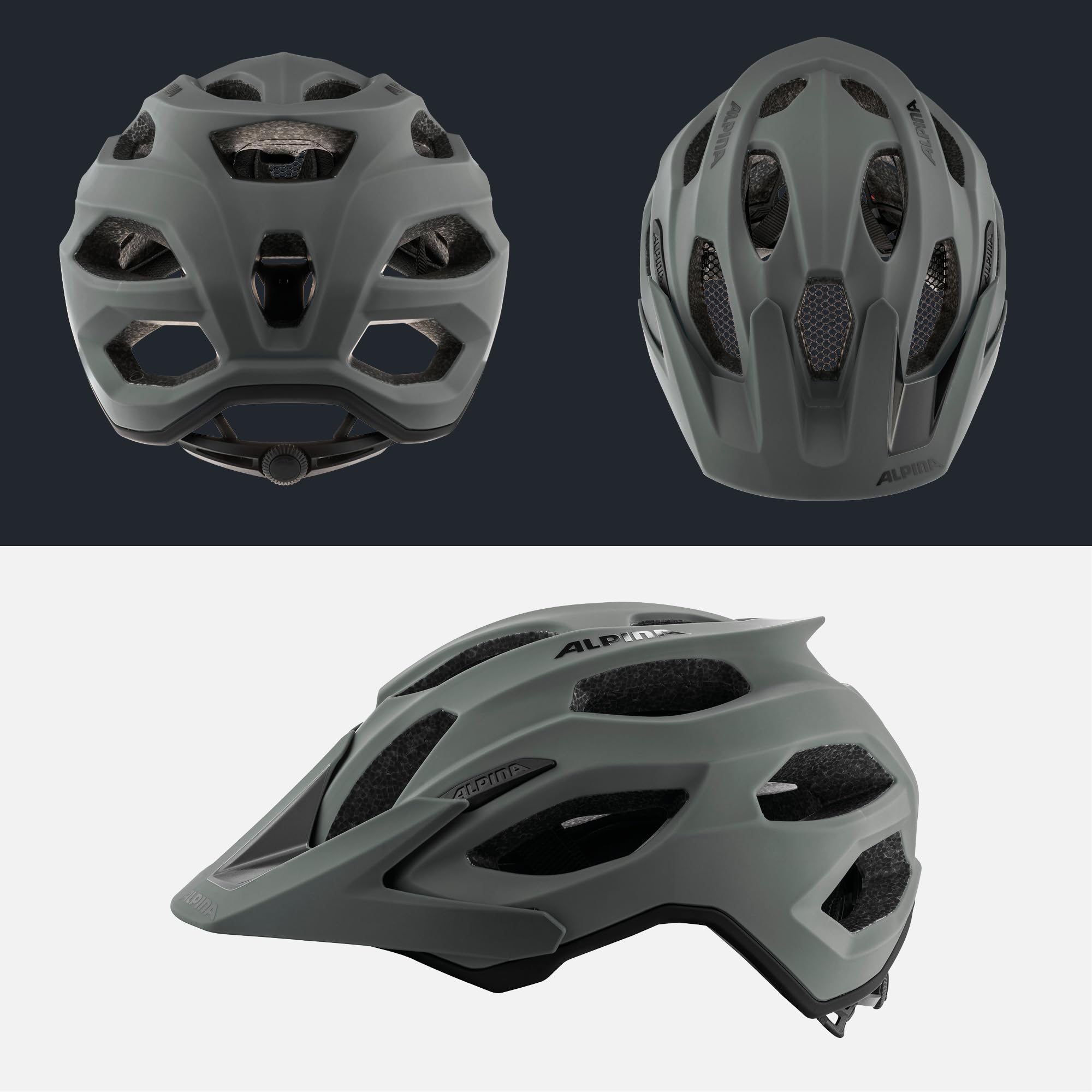 ALPINA Carapax 2.0 - Leichter, Stabiler & Komfortabler Fahrradhelm, mit Fliegennetz & Antibakteriellen Polstern, Für Erwachsene