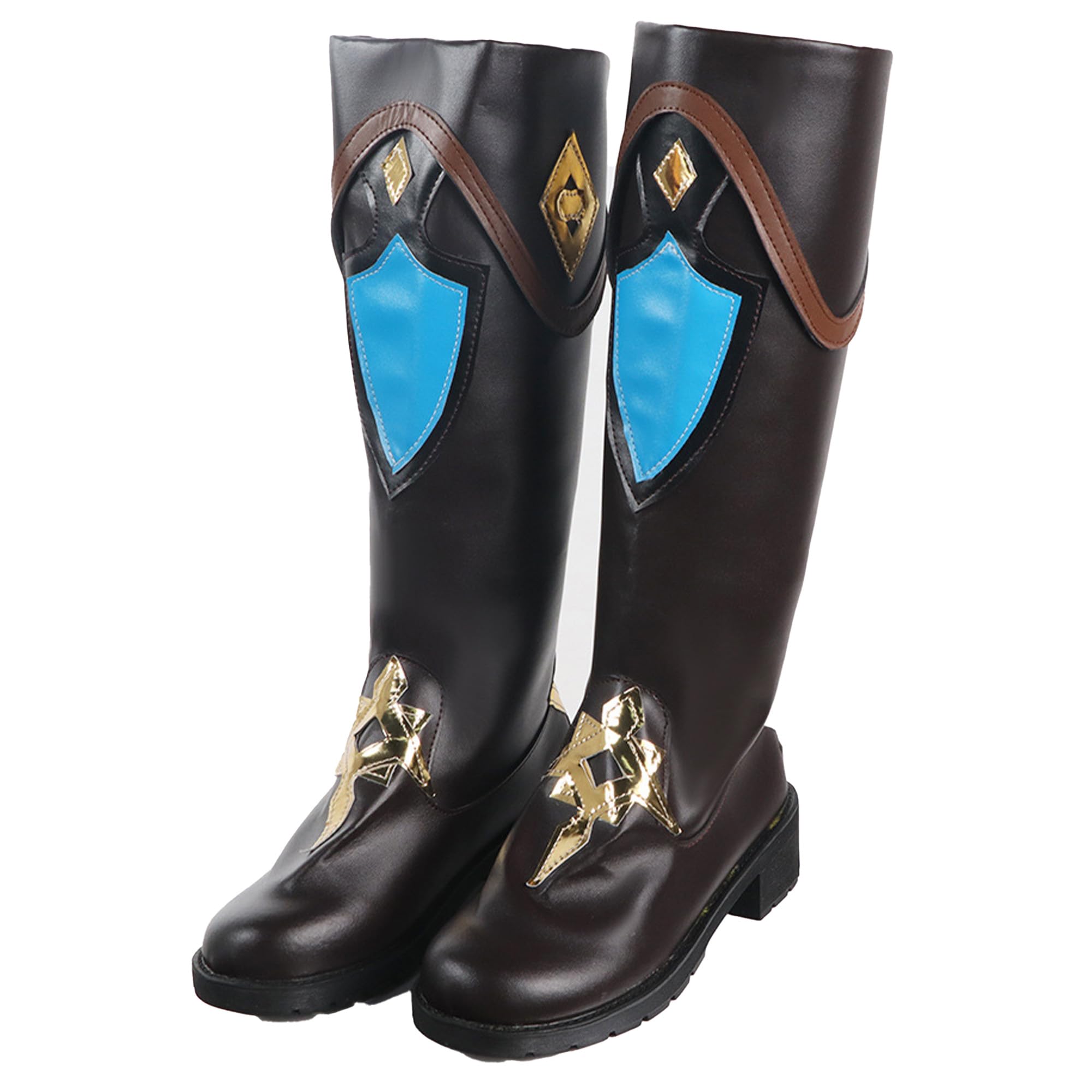 Genshin Impact Kaeya Cosplay Shoes for Halloween, Anime and Game Conventions(42) โ image 1