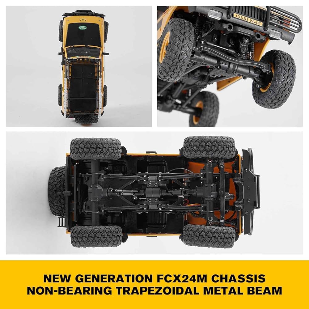 FCX24M FMS 1/24 RC Crawler, Land Rover Family, 2.4Ghz Off
