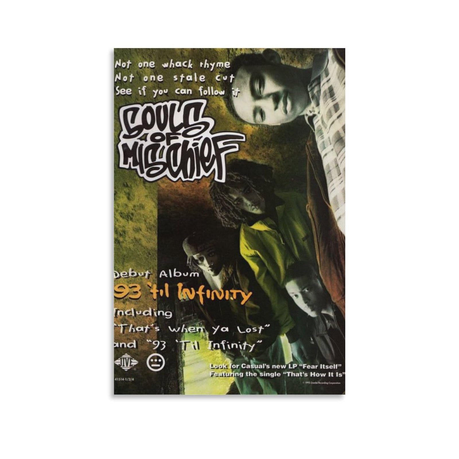 Souls Of Mischief 93 Til Infinity Canvas Poster Bedroom Decoration