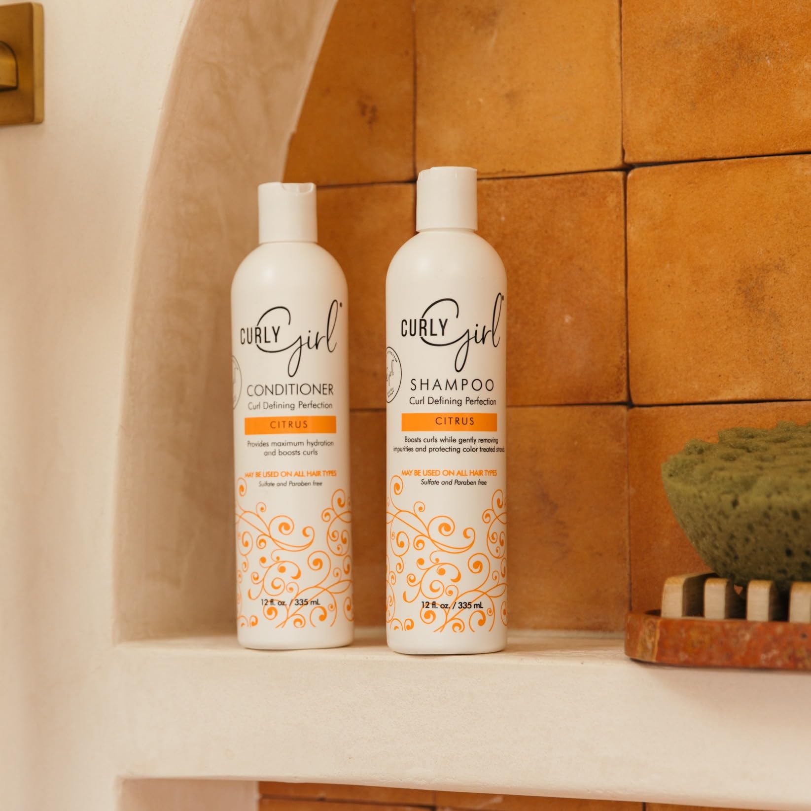 Curly Girl Shampoo, Conditioner and Curl Cream Bundle