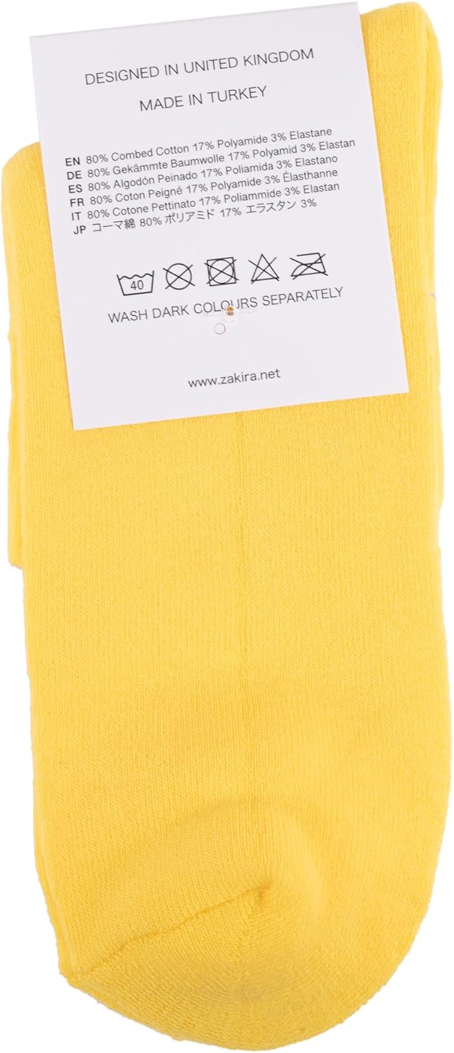 ZAKIRA Finest Combed Cotton Terry Lined Athletic Ankle Trainer Socks for Men, Women - 4 Pack - Image 5