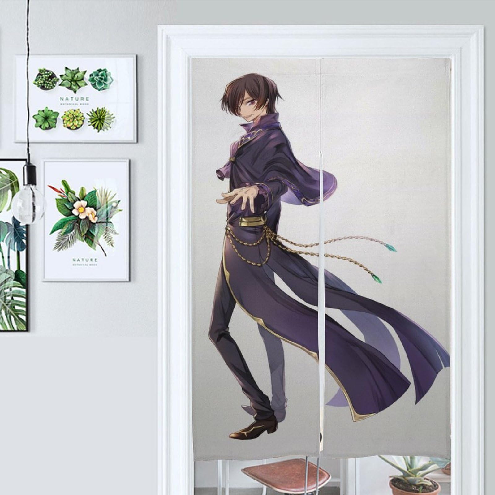 Amazon.co.jp: 暖簾 Code Geass コードギアス反逆のルルーシュ ブルー