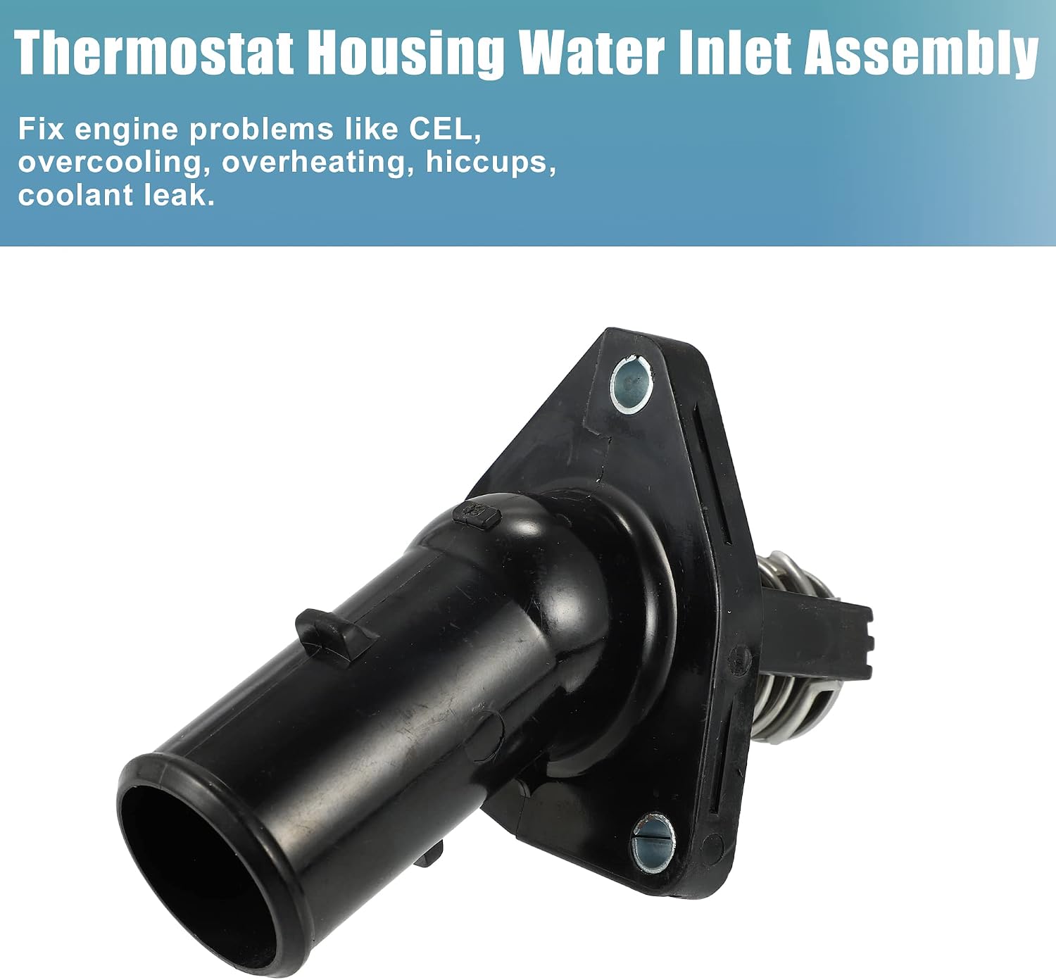 X AUTOHAUX Engine Coolant Thermostat Housing Assembly for Lexus GS300 GS350 IS250 IS300 IS350 RC300 RC350 143-0879 1430879 49408 1603131020