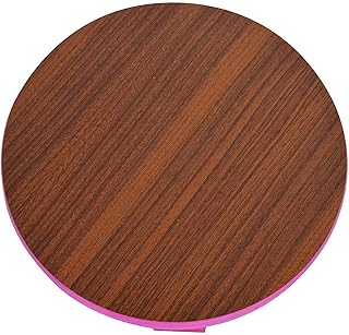 SHOPSIDEX Wooden Chakla for Kitchen - 10 in Roti Maker With Rolling Pin - Home & Kitchen Combo Pack of 1 (Single Wood)