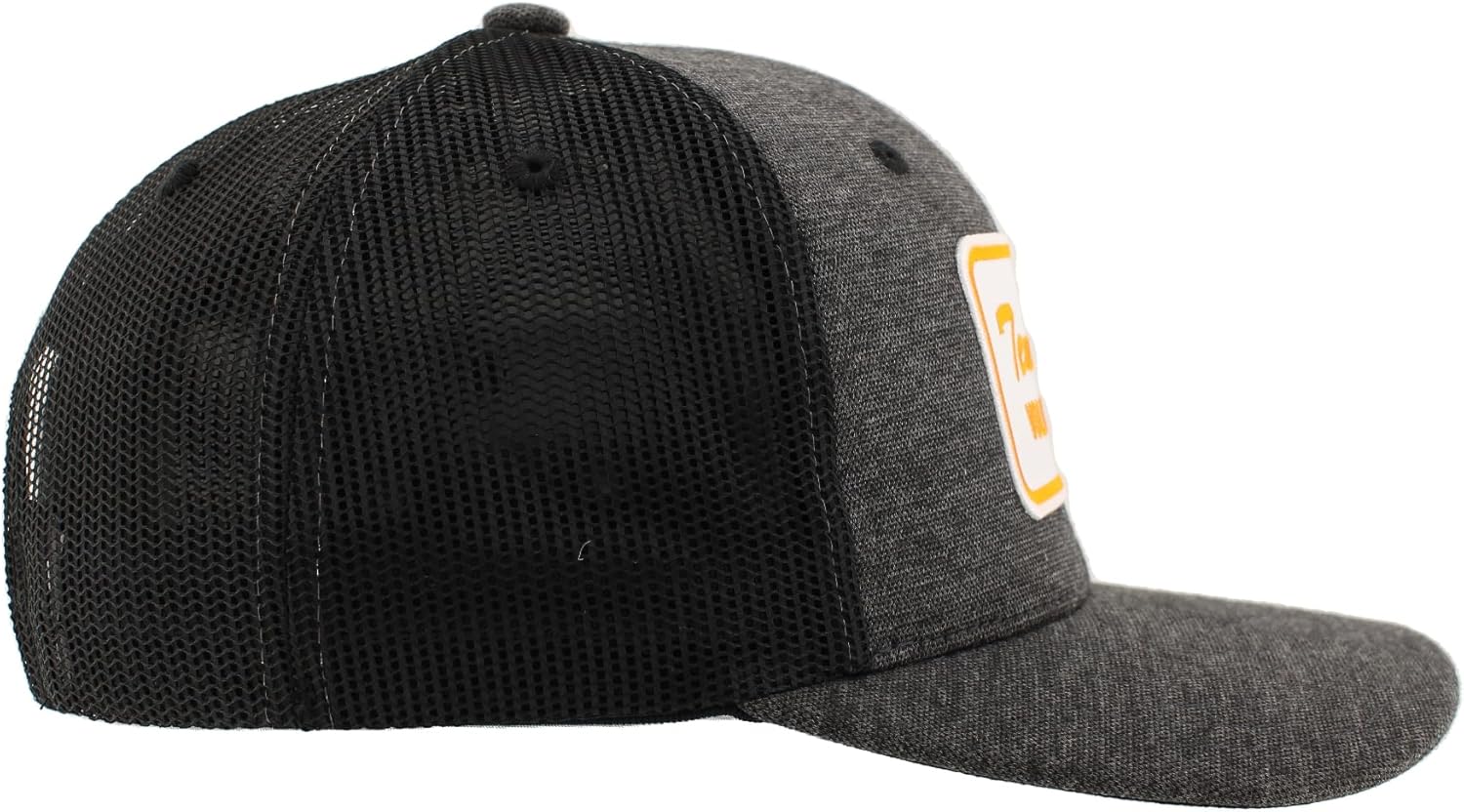 ZHATS Standard NCAA Officially Licensed Trucker Hat Carson Patch Brick Black, One Size - Image 7