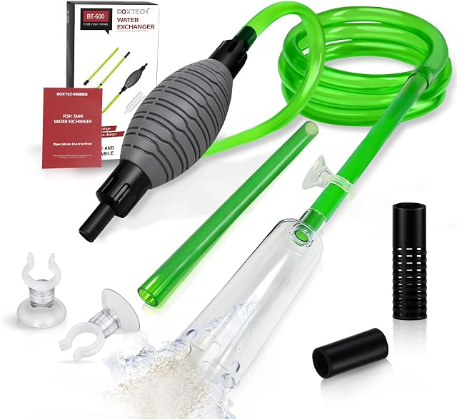 Boxtech Fish Tank Water Changer Vacuum Siphon Kit | 3 in 1, Aquarium Siphon Gravel Cleaner Pump, Sand Cleaner Kit, Drain and Replace Water