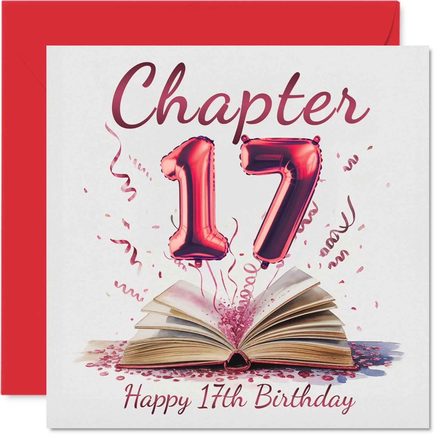17th Birthday Cards for Girls and Boys, Start of Another Chapter
