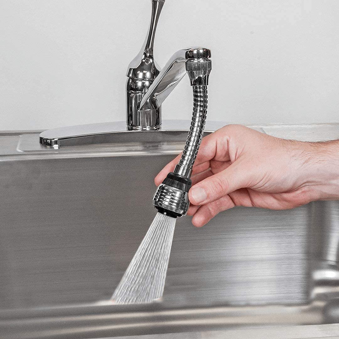 soulmoto-[PCS of 1]360 Degree Stainless Steel Rotating Water-Saving Sprinkler,Faucet Aerator,2-Gear Adjustable Head Nozzle Splash-Proof Filter Extender Sprayer for Kitchen (B0BVJ9SWQH) Amazon Price History, Amazon Price Tracker