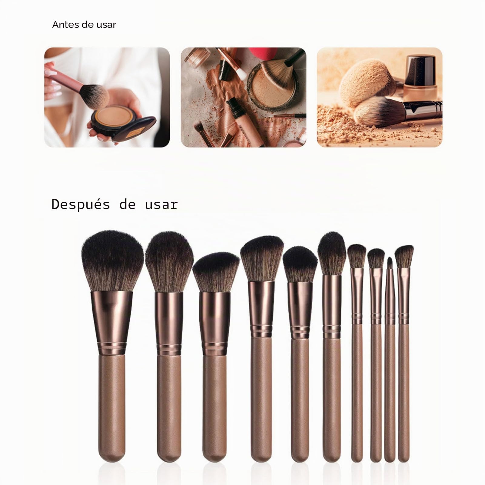 Buachois Limpiador de Brochas de Maquillaje Eléctrico, Herramienta Secador Automático de Brochas de Maquillaje de 850 RPM Cargador USB de Tiempo de Secado Rápido 2H 5H Visible para Brochas y Esponjas
