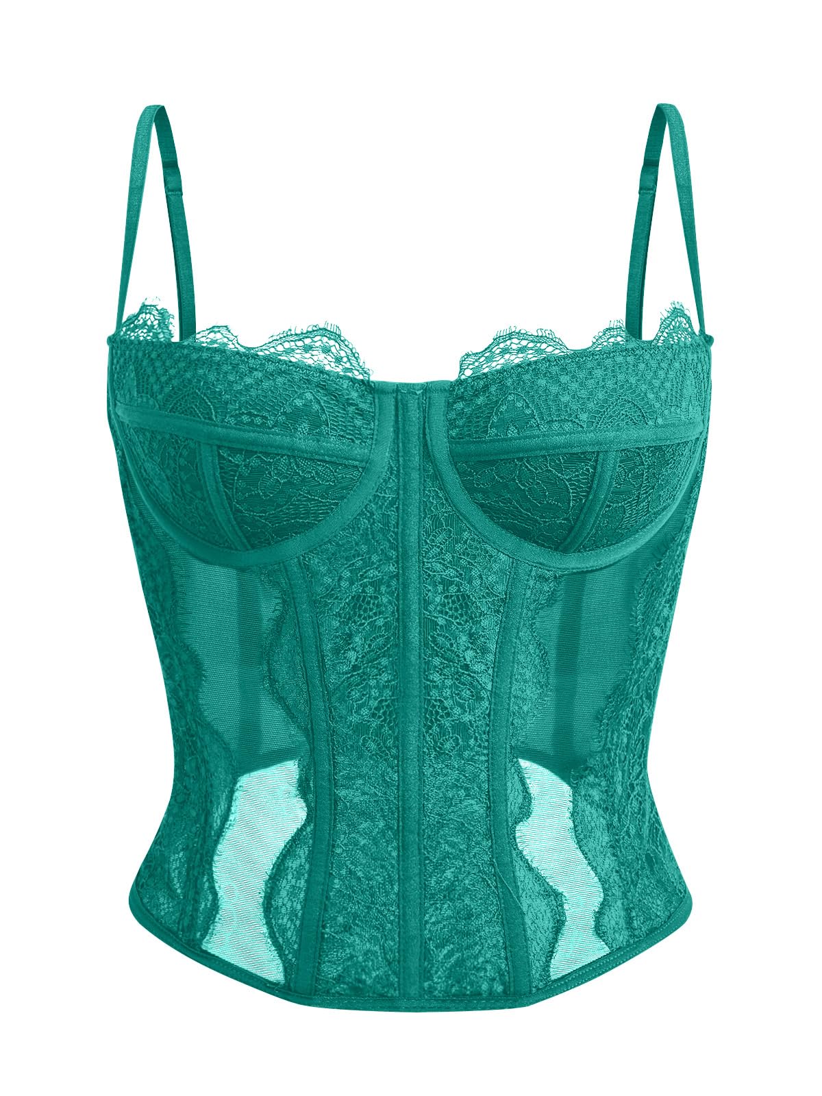 Dealmore Corset Tops for Women Going Out Fall Fashion Crop Sexy Lace Outfit