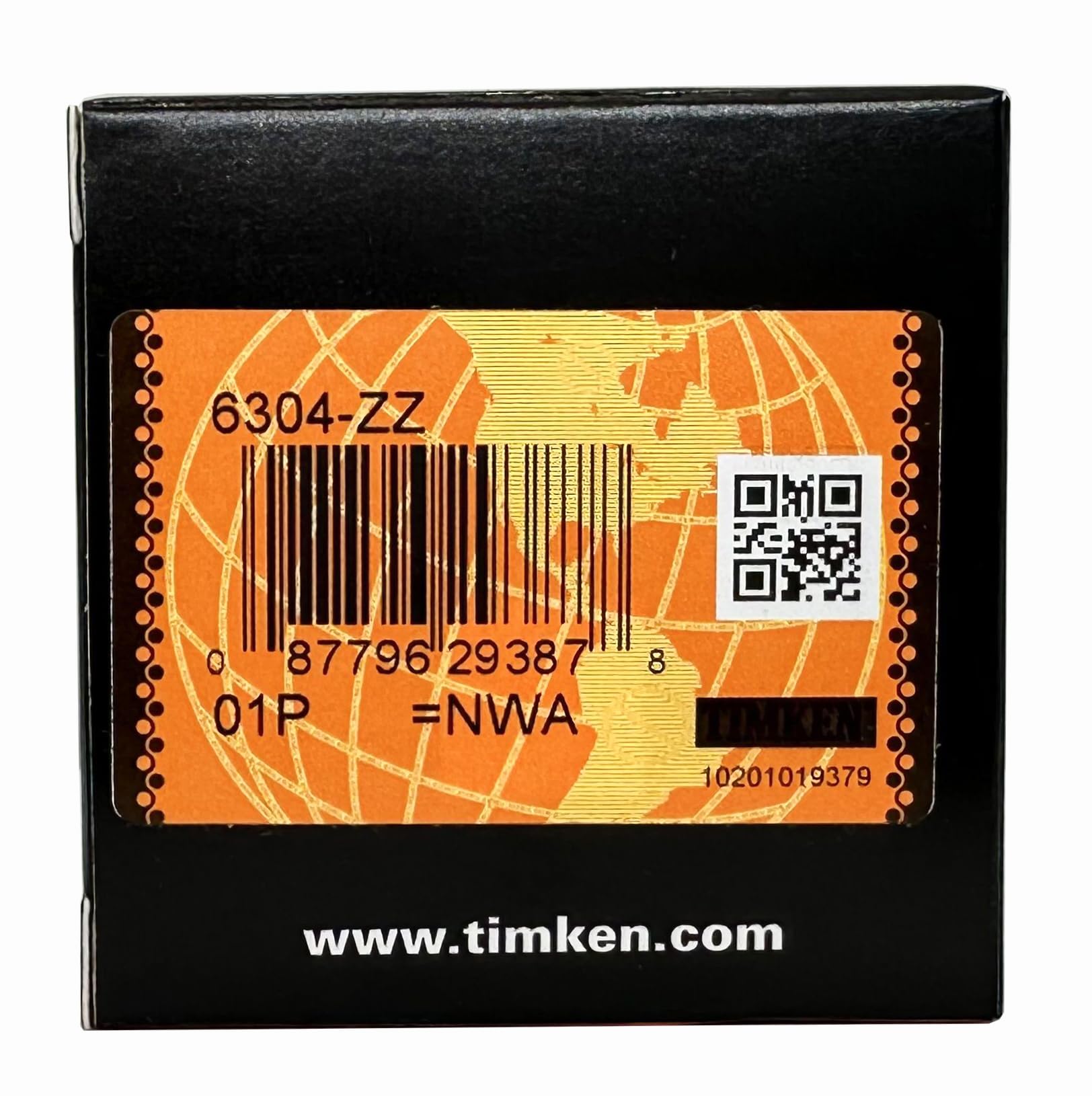 TIMKEN 6304-ZZ, 2 Pcs,Double Metal Seal Bearings 20x52x15mm, Pre