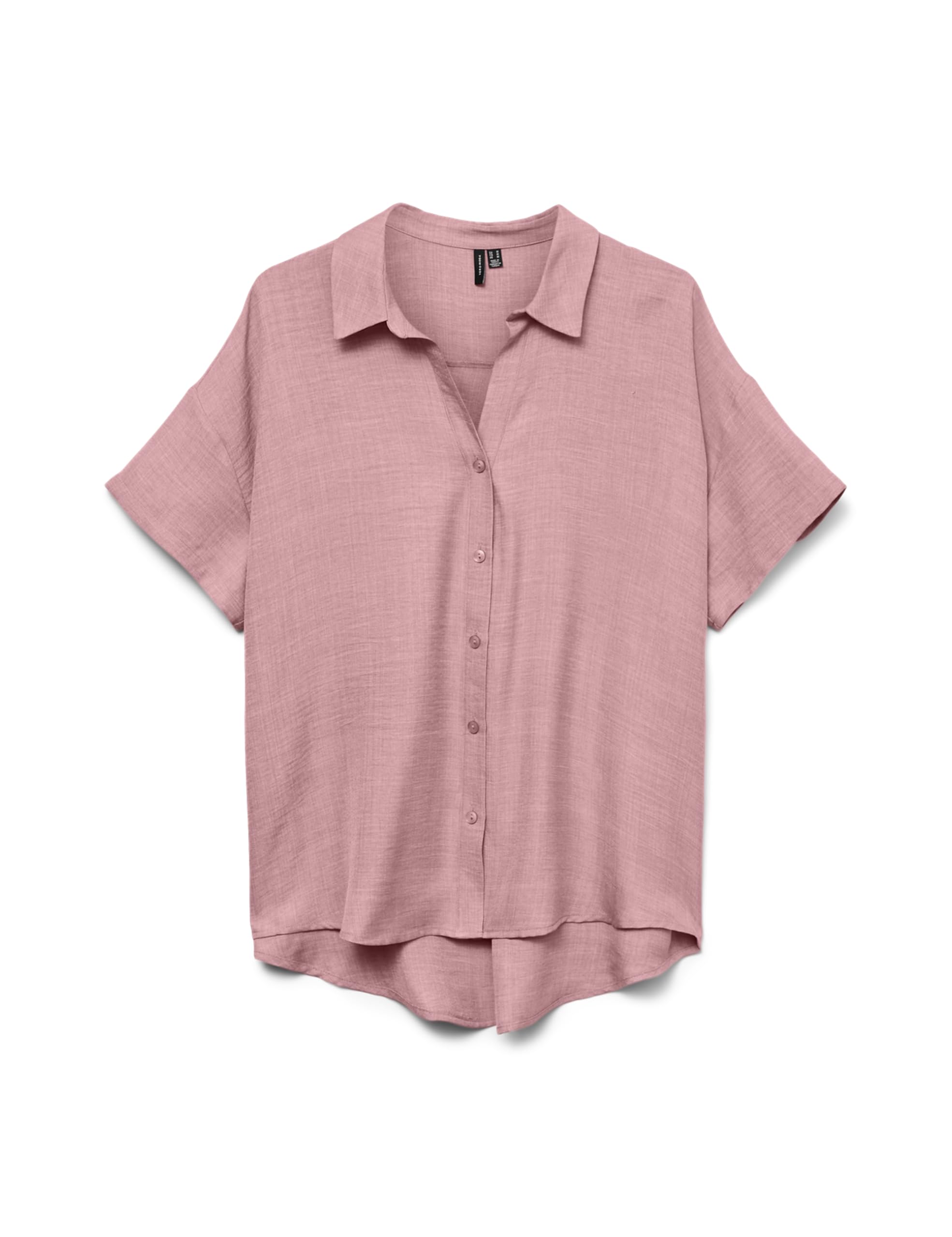 Vmmelaney Queeny SS Shirt WVN Ga Noos, Coral Blush, M