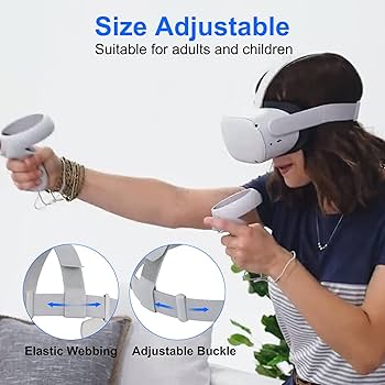  QUEST 2 256GB  Quest 2 ストラップ Original Head Strap for Oculus Quest 2 With 2 Pair Thumb
