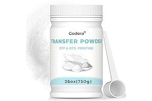 Godora DTF Powder White 750g: Ultimate Garment Printer PreTreat Solution