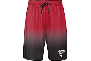 FOCO Men's NFL Colorblock Double Liner Training Shorts