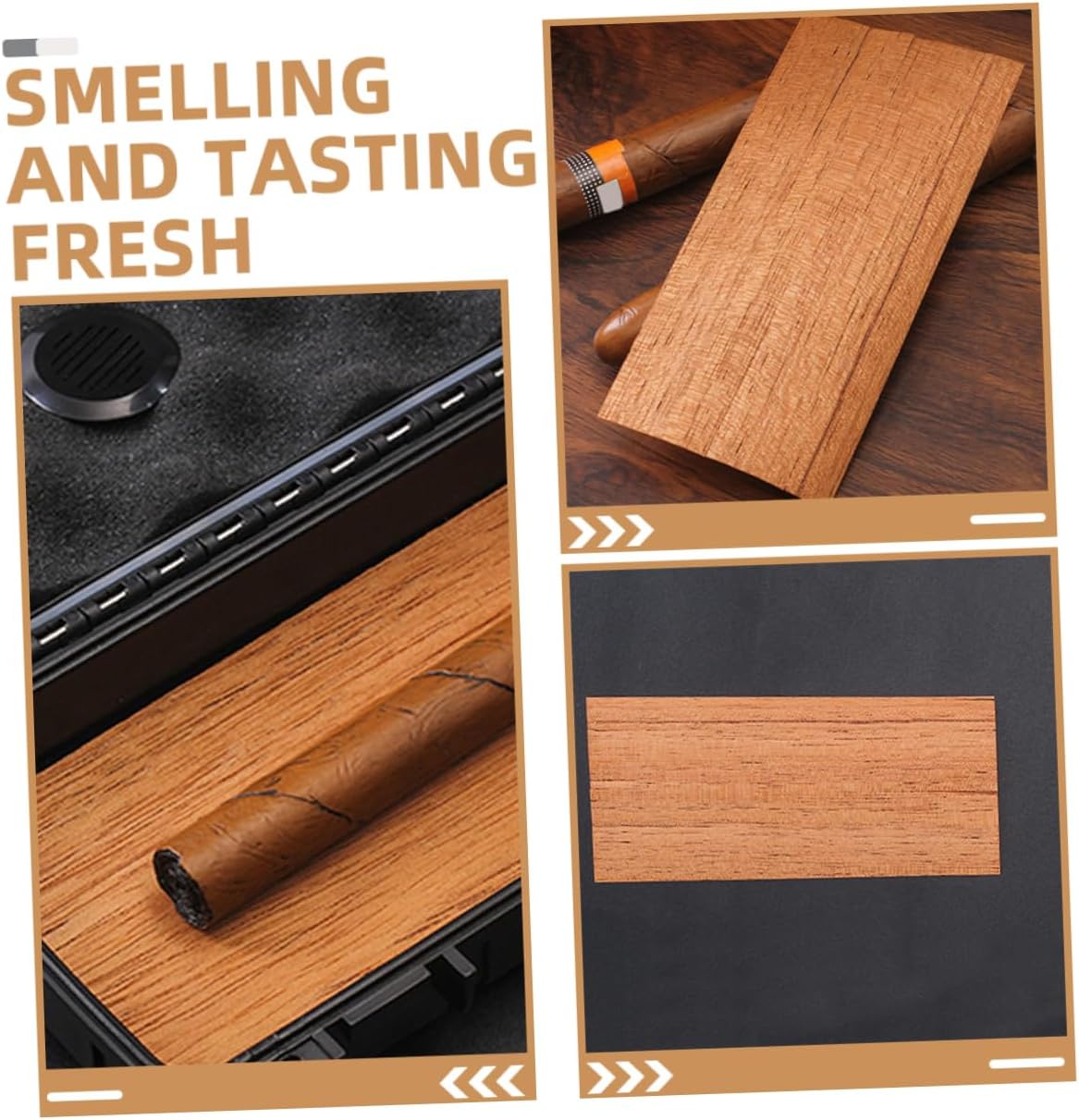 40pcs Cedar Sheets for Cedar Sheets for Control and Flavor Enhancement Humidor Accessories for Storage