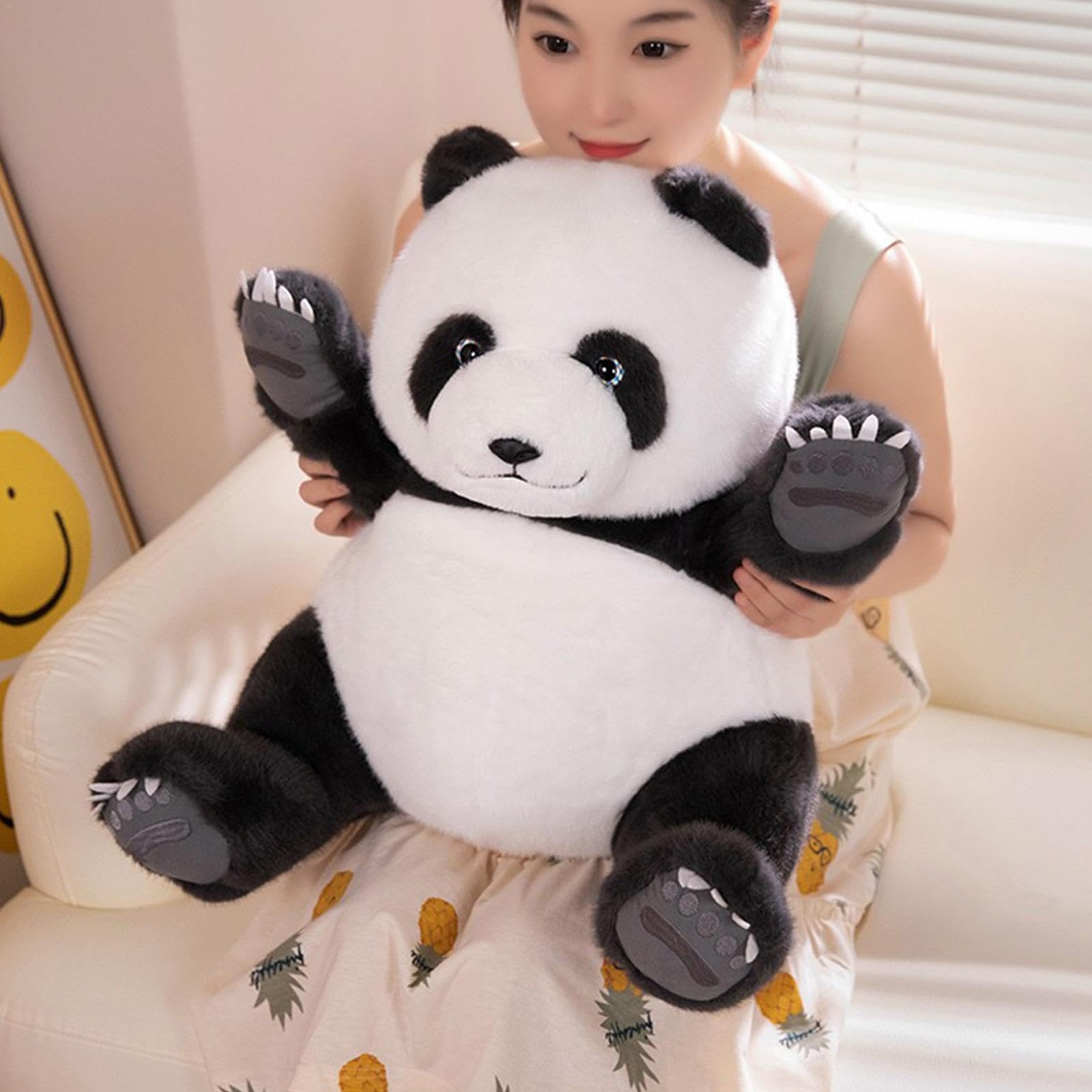 Panda de peluche de dibujos animados para niños, muñeco de peluche suave, animales encantadores Panda de peluche de dibujos animados para niños, muñeco de peluche suave, animales encantadores
