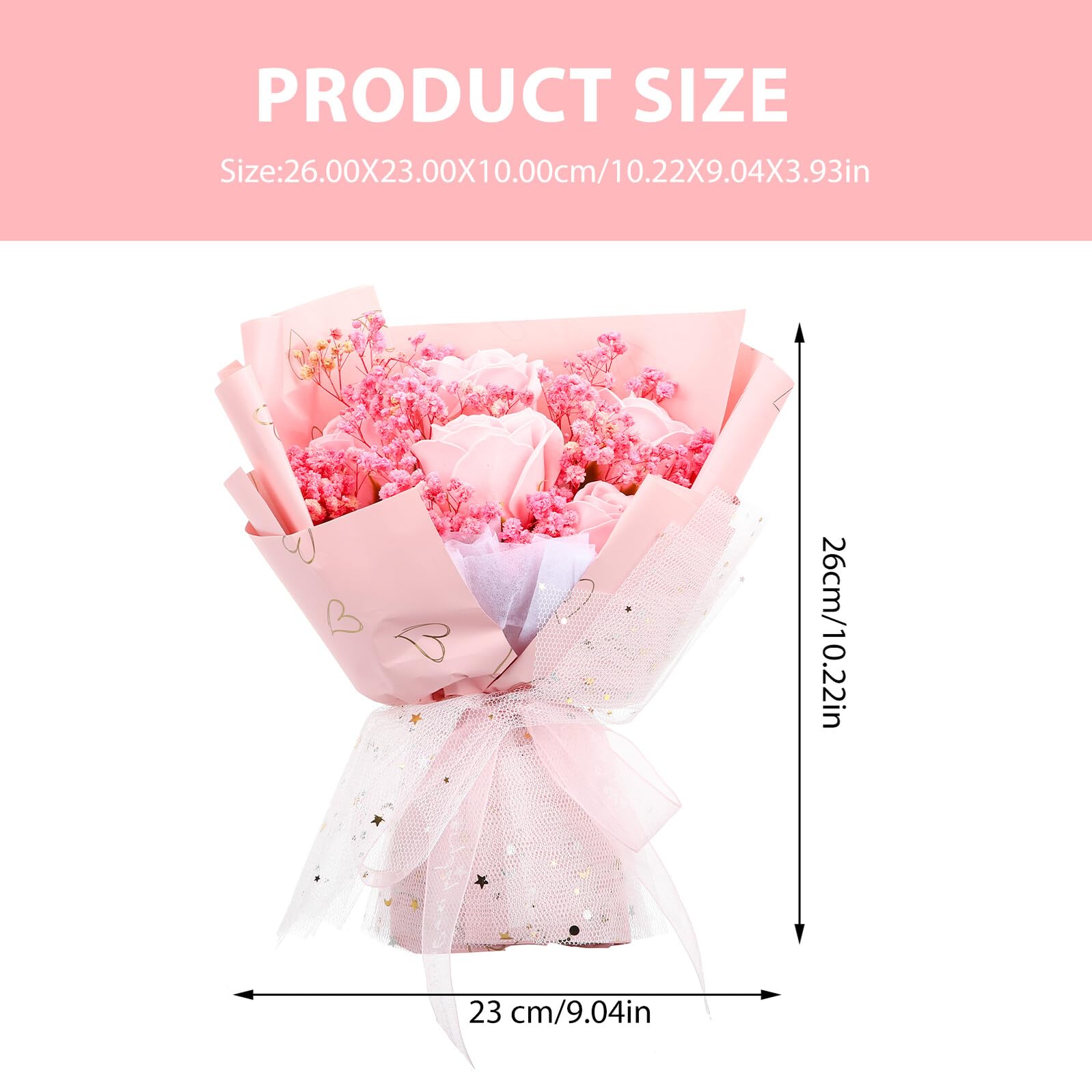 VALICLUD Fiori Essiccati Naturali Bouquet di Fiori di Gypsophila Essiccati per Decorazione di Casa Regalo per Fidanzata