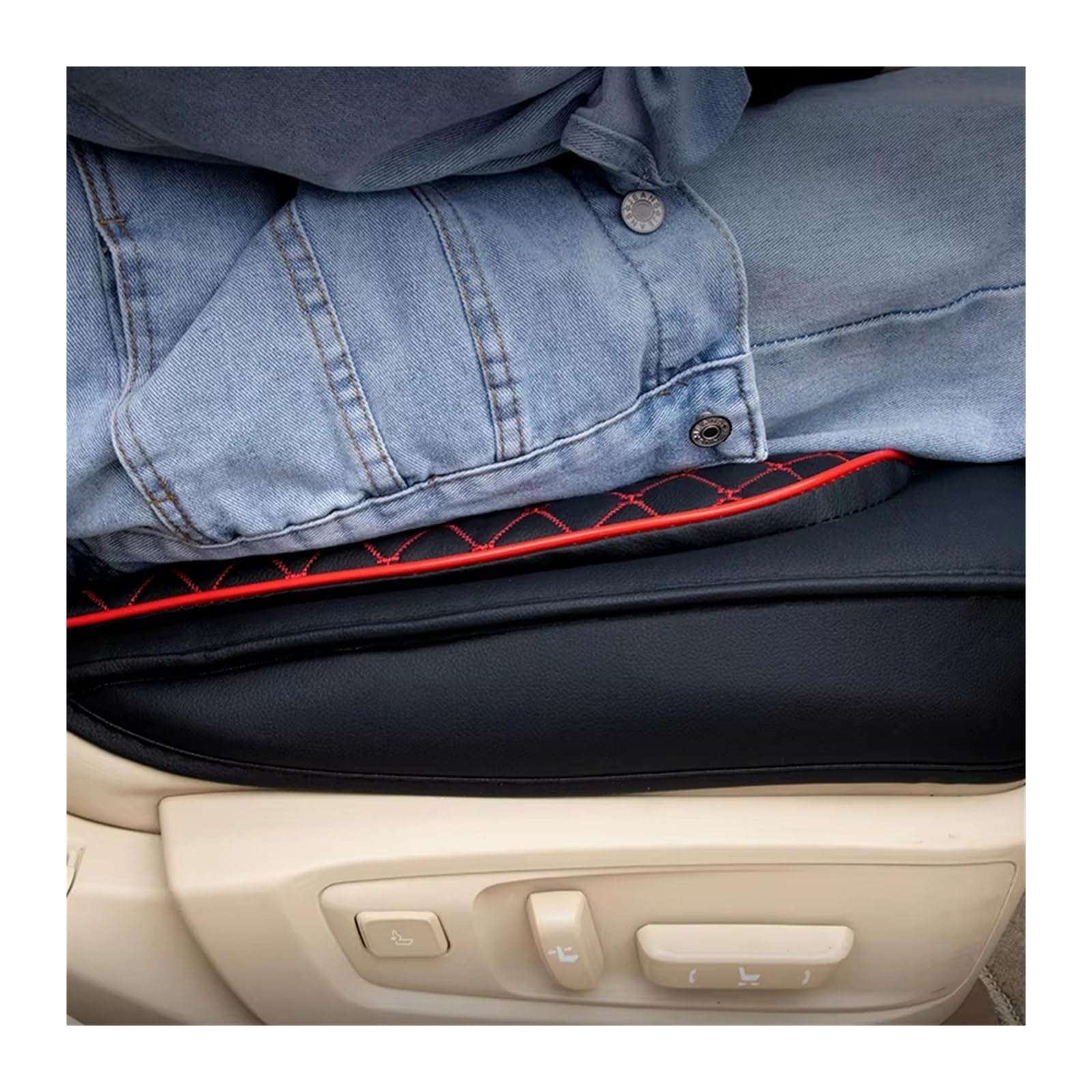 Funda Asiento Coche Completamente Rodeada, Cojín Protector Automático PU, Alfombrilla Protectora para Silla Antiarañazos Juego Fundas Asientos