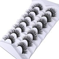 Vista 4 de Pestañas postizas de ojo de gato, pestañas de imitación de visón, aspecto natural, pestañas 8D esponjosas que parecen extensiones Postizas, pestañas