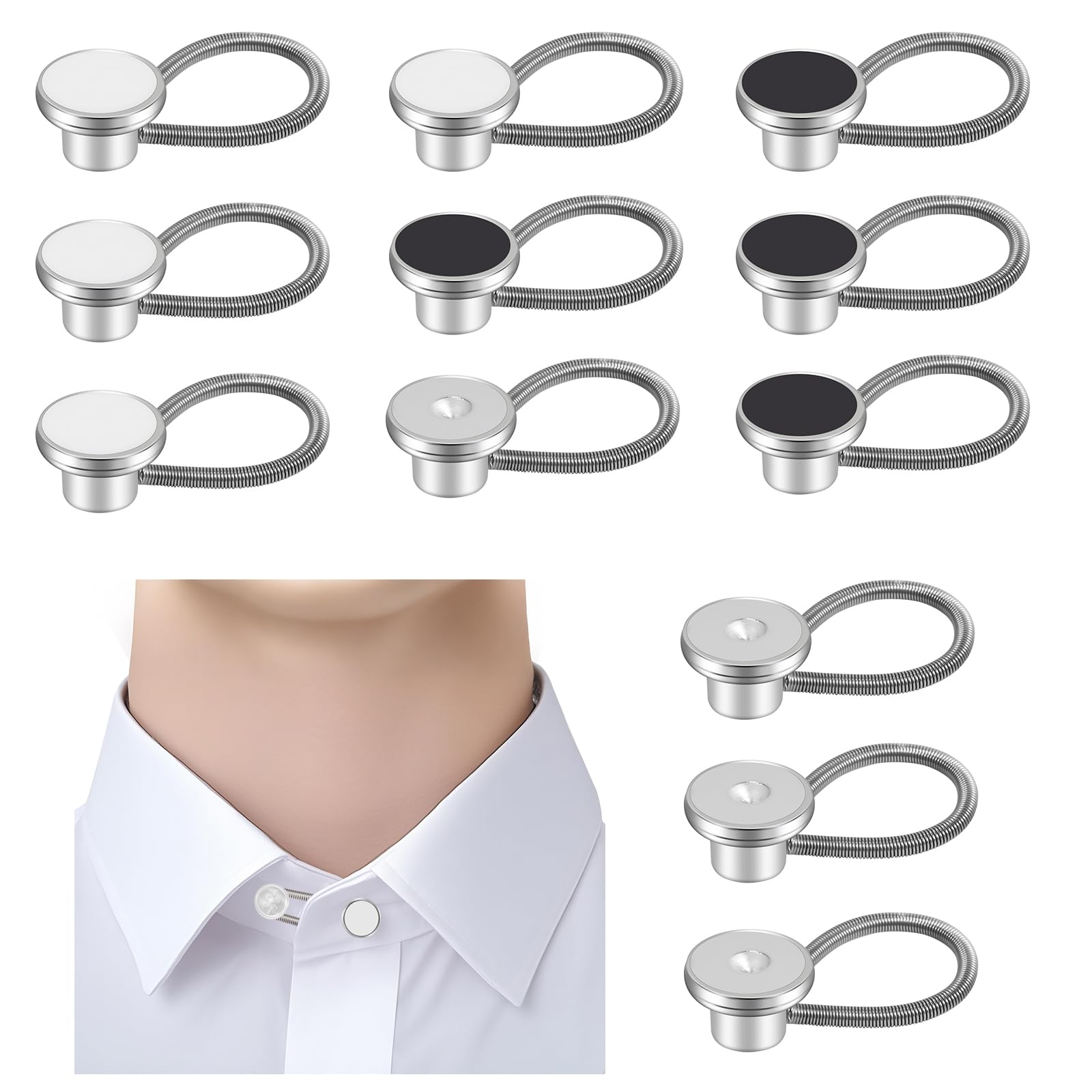 button extender for dress shirt Forgot my collar extender for a balck tie gala. A bread tie from my briefcase saved the night. : r/lifehacks