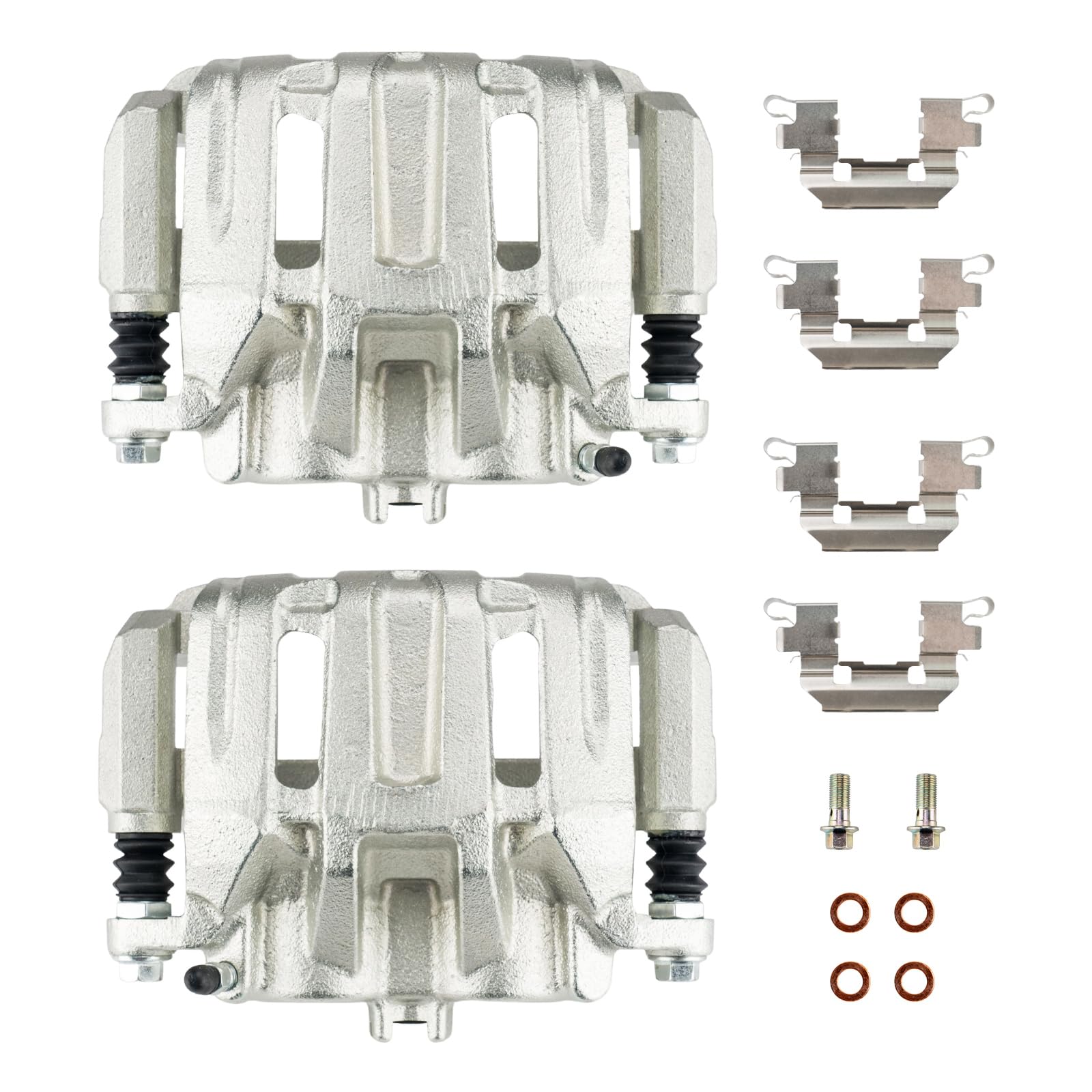 Front AWD Brake Caliper 19B2958 + 19B2959 Replacement For 2007-2016 CR-V, 2005-2010 Odyssey, 2007-2012 RDX, Crosstour, Accord Crosstour, Pair Set of 2 Front AWD Driver and Passenger Side